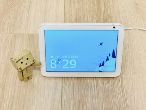 Echo Show8時計表示