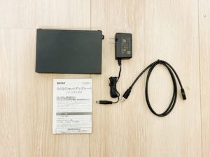 バッファローの4TBの外付けHDD内容物